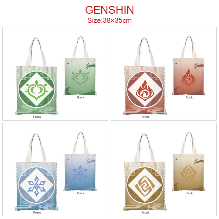 Genshin Impact anime bag