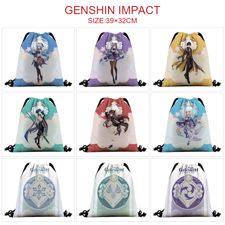 Genshin Impact anime bag