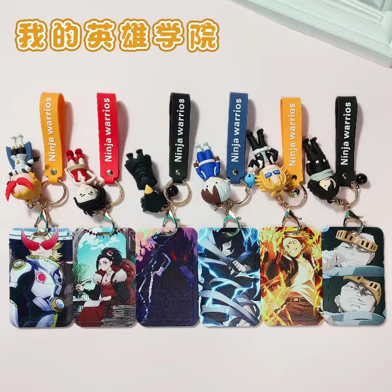 my hero academia anime card holder figure keychain price for 1 pcs