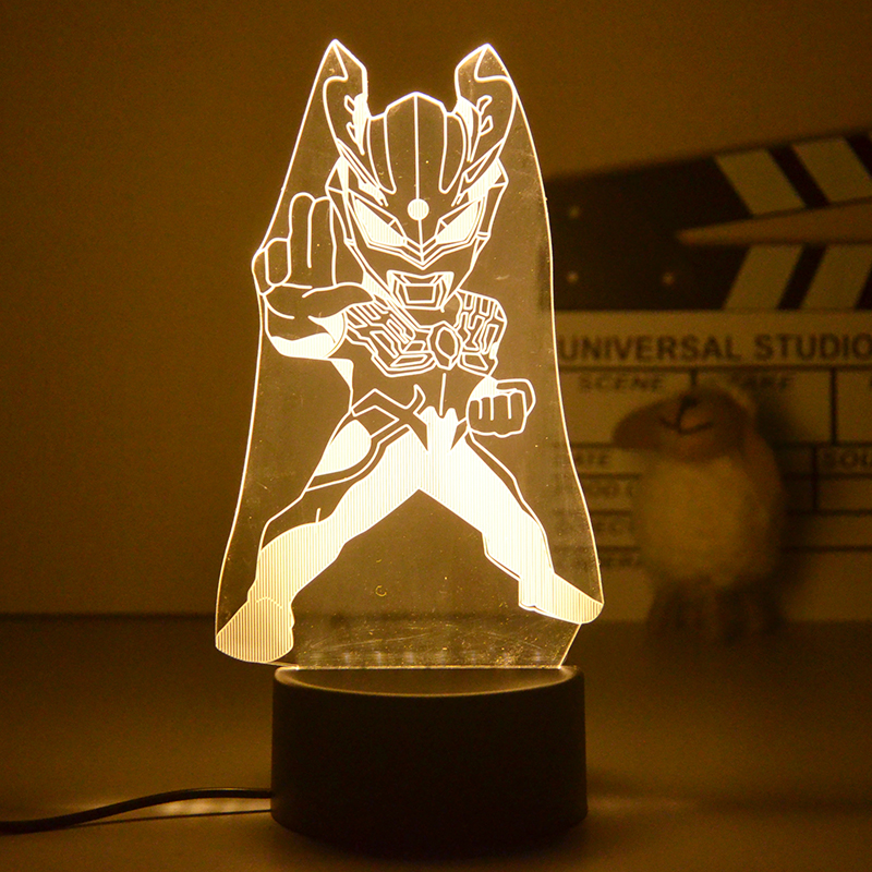 Ultraman anime 7 colours LED light