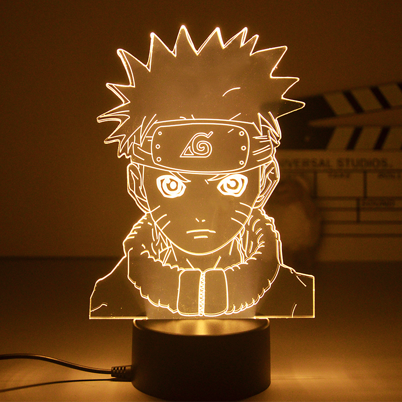 Naruto anime 7 colours LED light