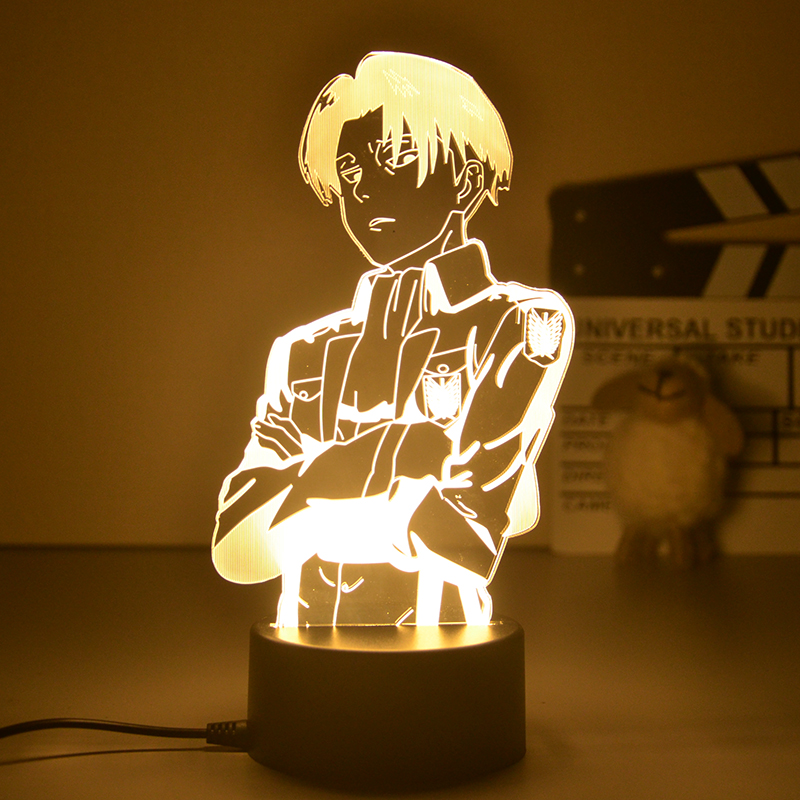 Attack on Titan anime 7 colours LED light