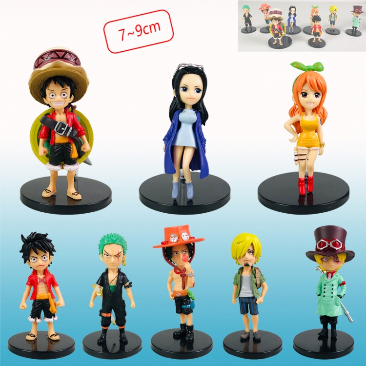 One pieceanime figure 7-9cm