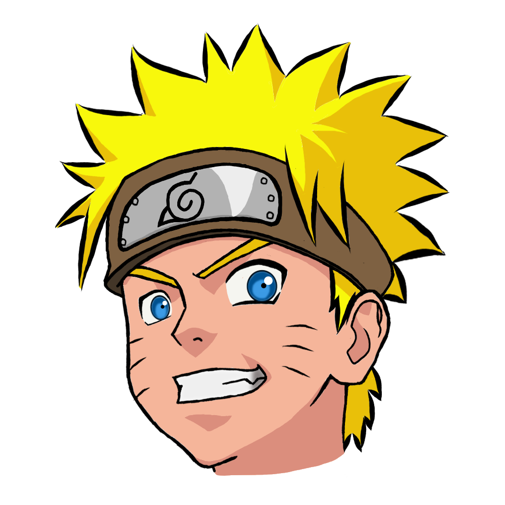 Naruto anime car sticker