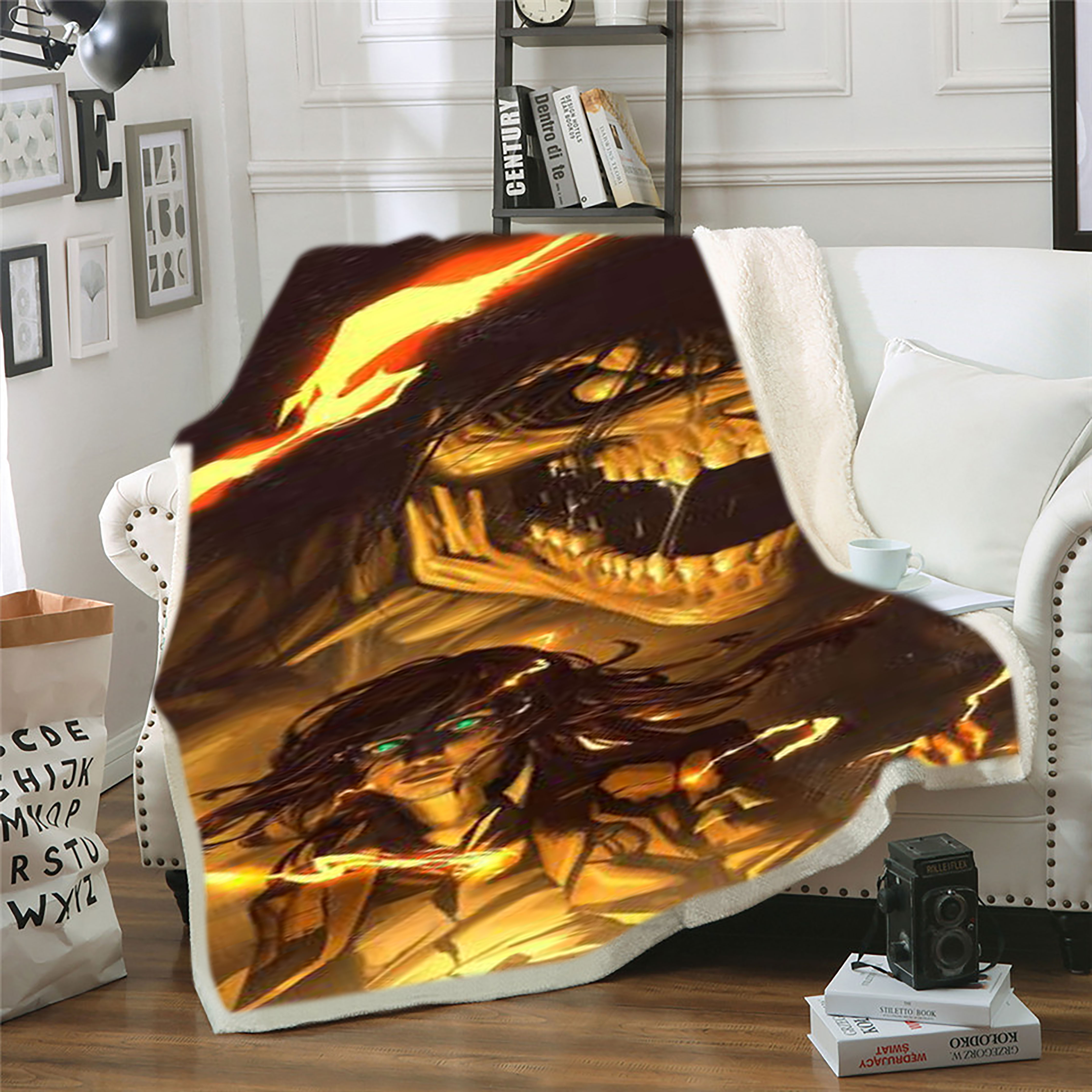 Attack On Titan anime blanket 150*200cm