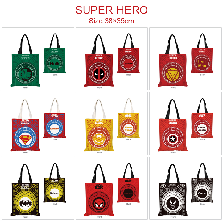 Superhero anime bag