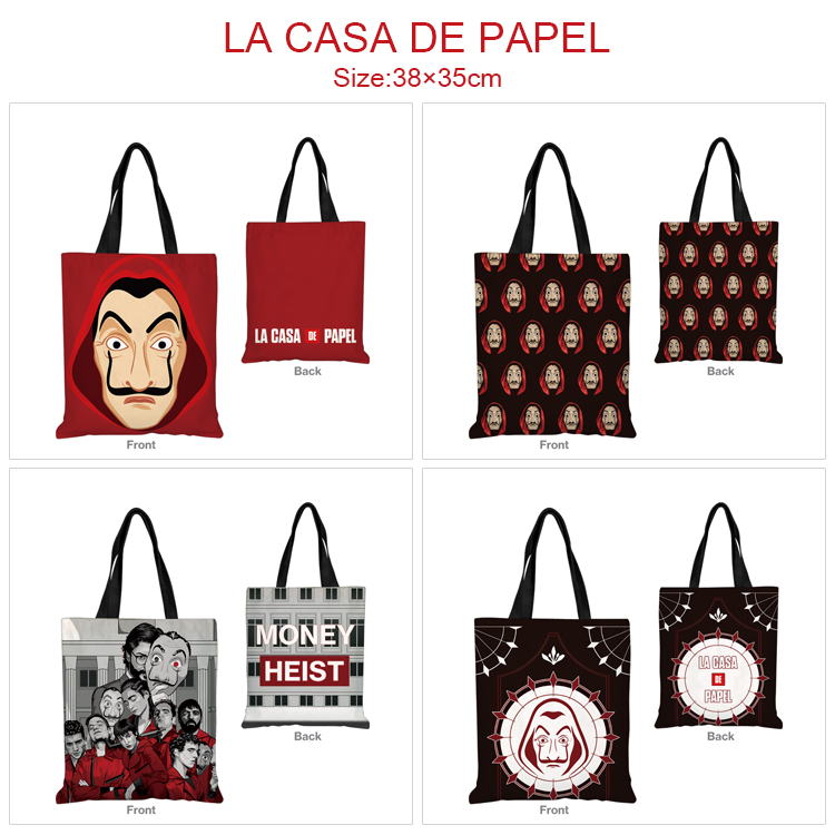 La casa de papel anime bag