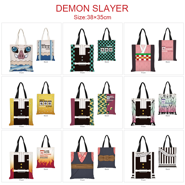 demon slayer kimets anime bag