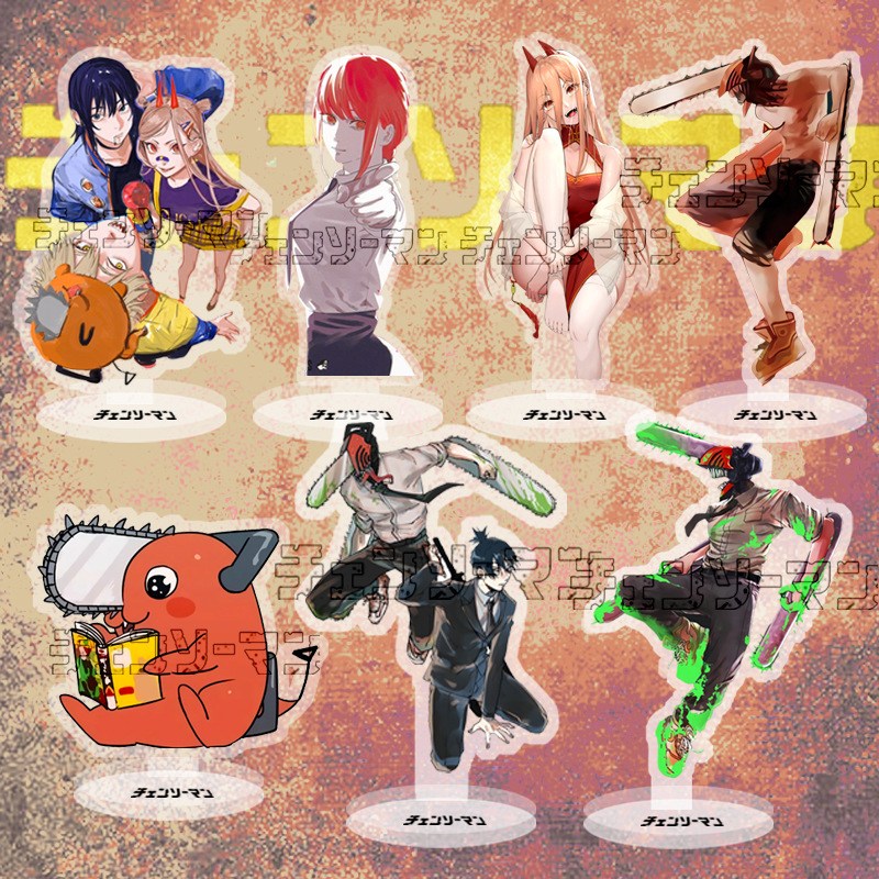 chainsaw man anime Standing Plates  16cm