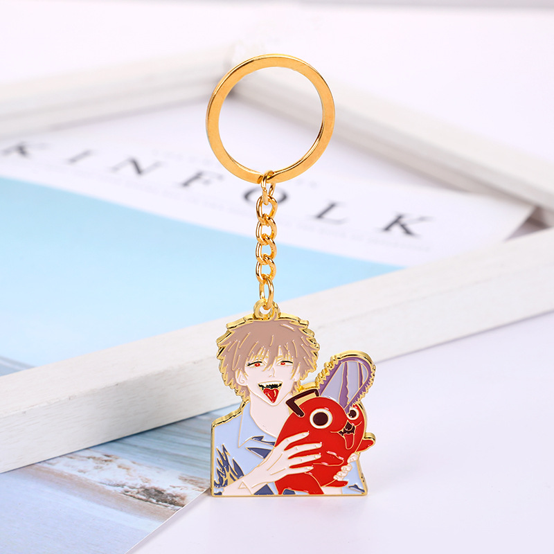 chainsaw man anime keychain 16cm