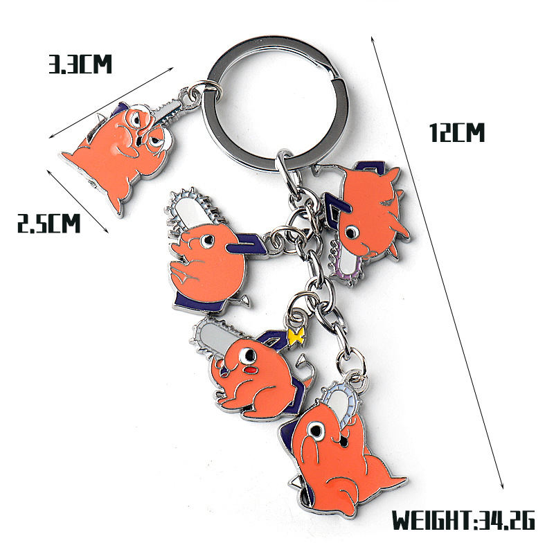 chainsaw man anime Keychain