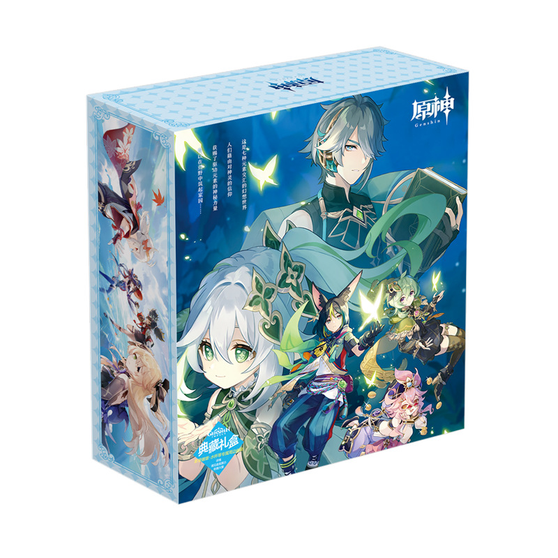 Genshin Impact anime gift box include 18 style gifts