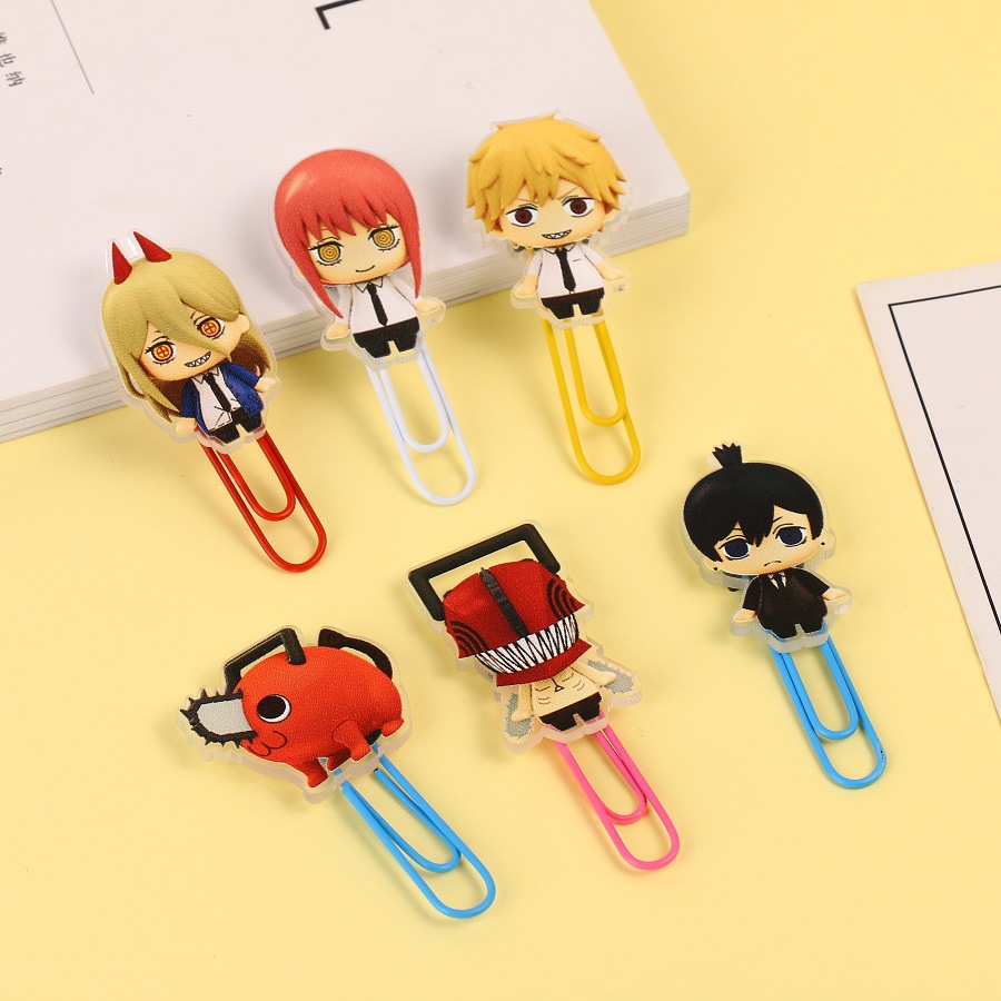 chainsaw man anime paper clip7cm