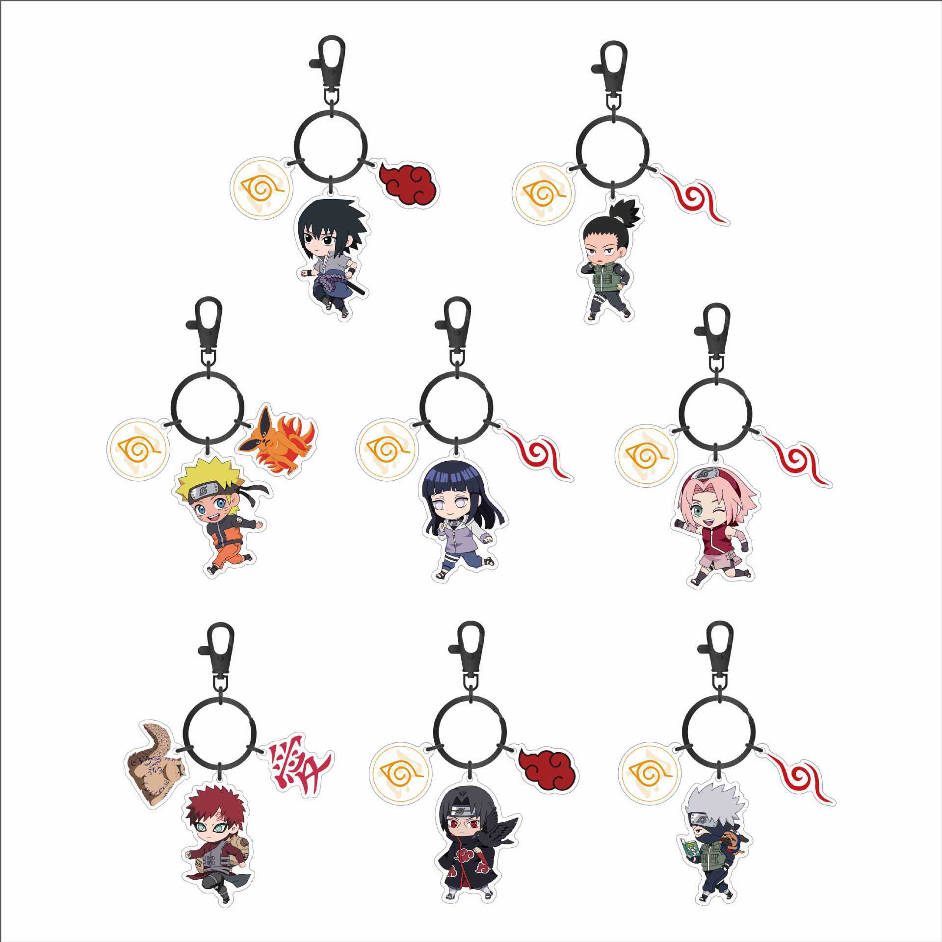 Naruto anime keychain