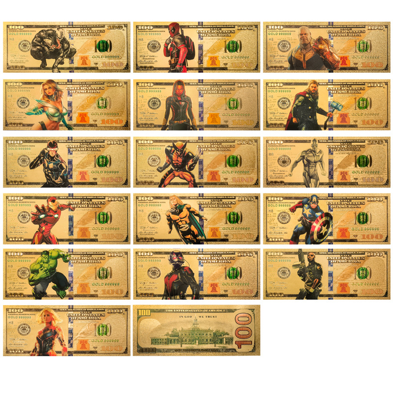 League of Legends anime Commemorative bank notes price for a set of 16 pcs