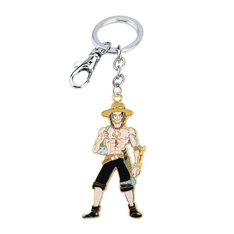 One piece anime keychain