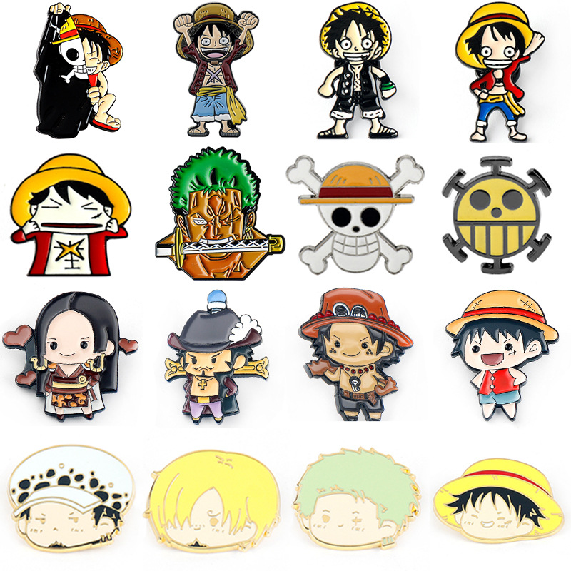 One piece anime badge