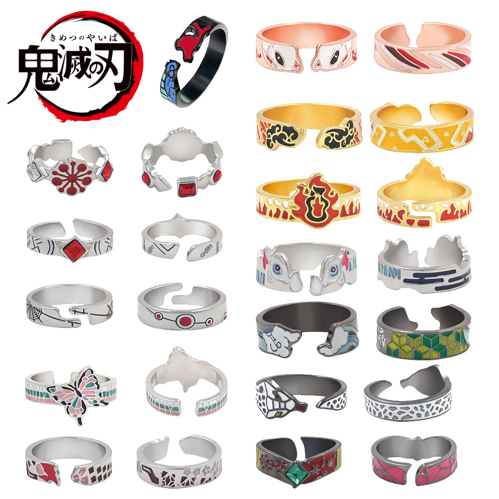 demon slayer kimets anime ring