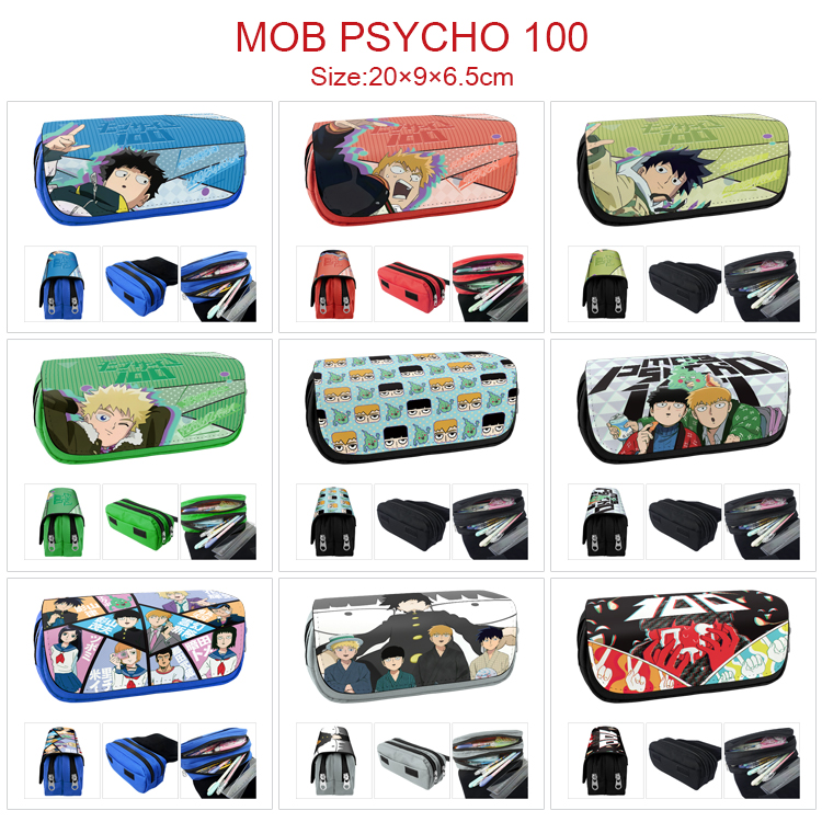 Mob Psycho 100 anime pencil bag 20*9*6.5cm