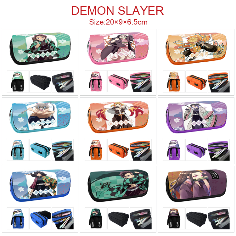 demon slayer kimets anime pencil bag 20*9*6.5cm