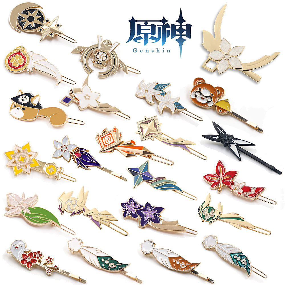 Genshin Impact anime hairpin