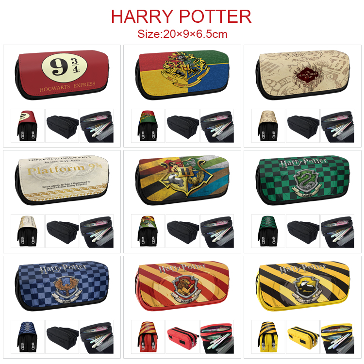 Harry Potter anime pencil bag 20*9*6.5cm