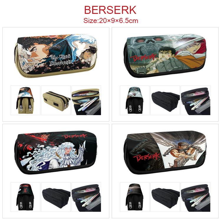 Berserk anime pencil bag 20*9*6.5cm