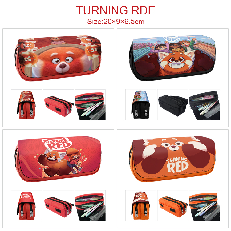 Turning Red anime pencil bag 20*9*6.5cm