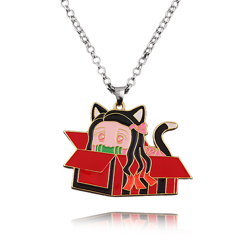 demon slayer kimets anime necklace