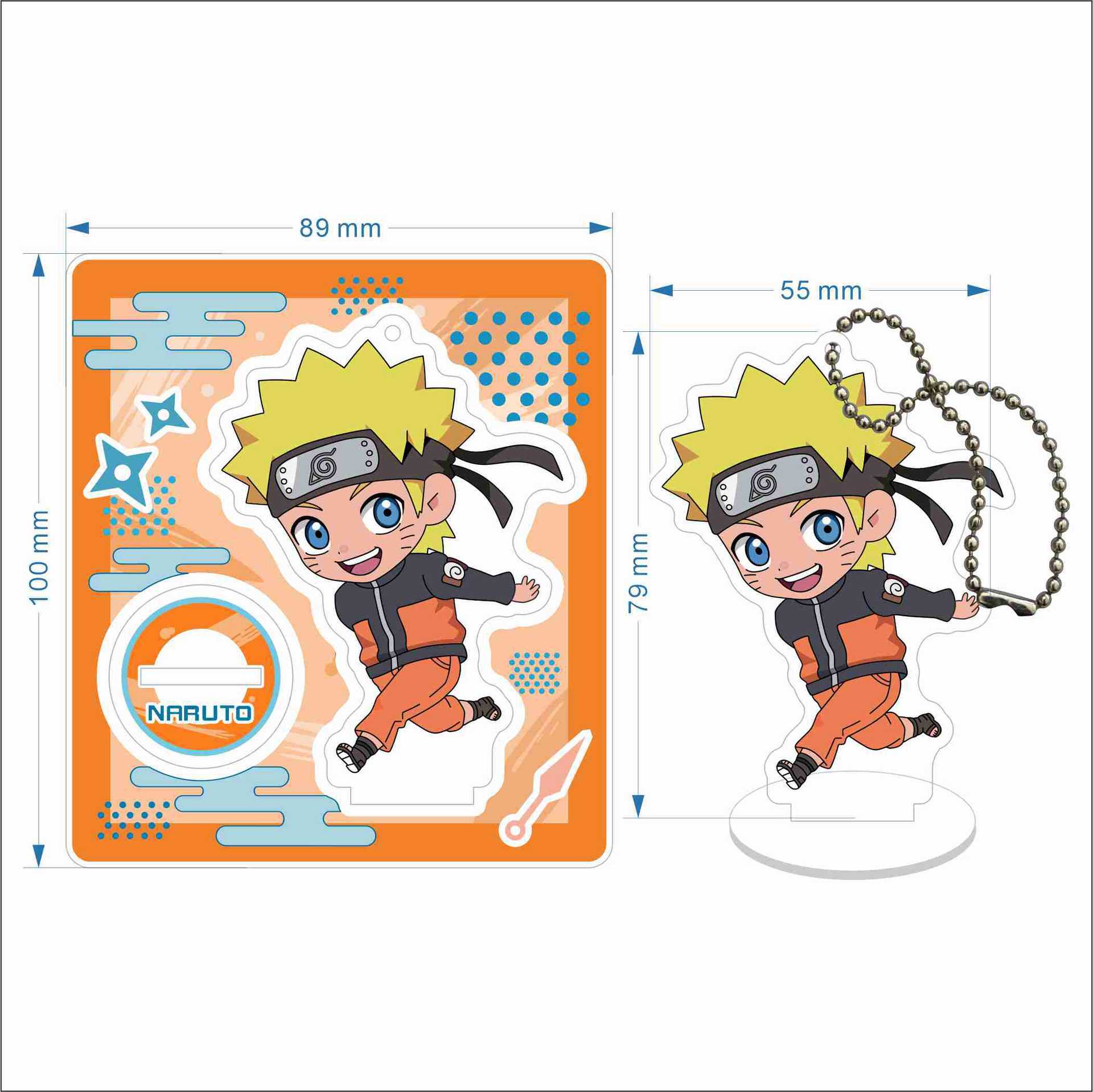 Naruto anime standing plate