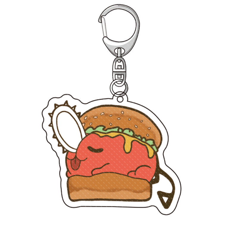 chainsaw man anime keychain