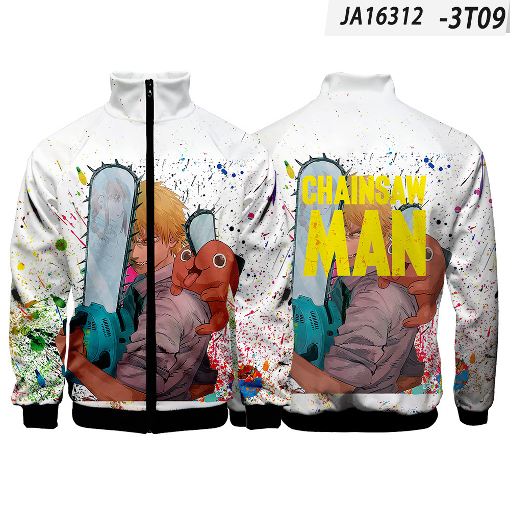 chainsaw man anime hoodie