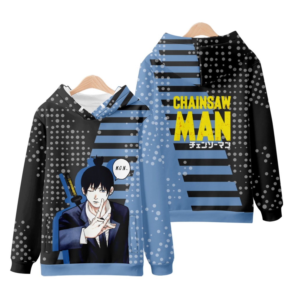 chainsaw man anime Plush hoodie