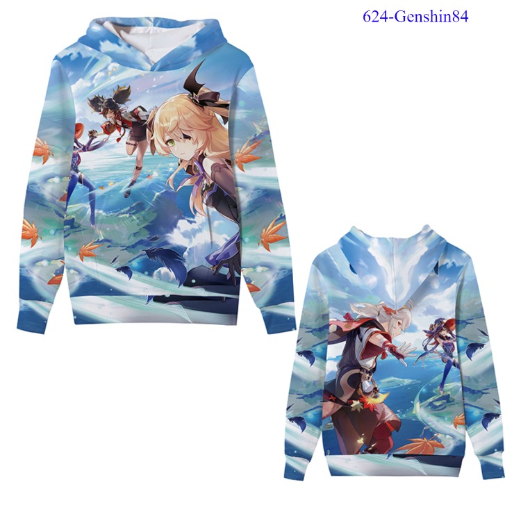 Genshin Impact anime hoodie