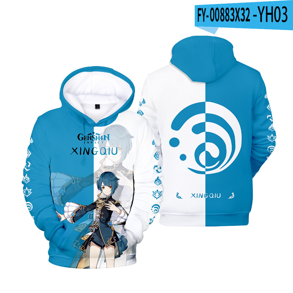 Genshin Impact anime hoodie