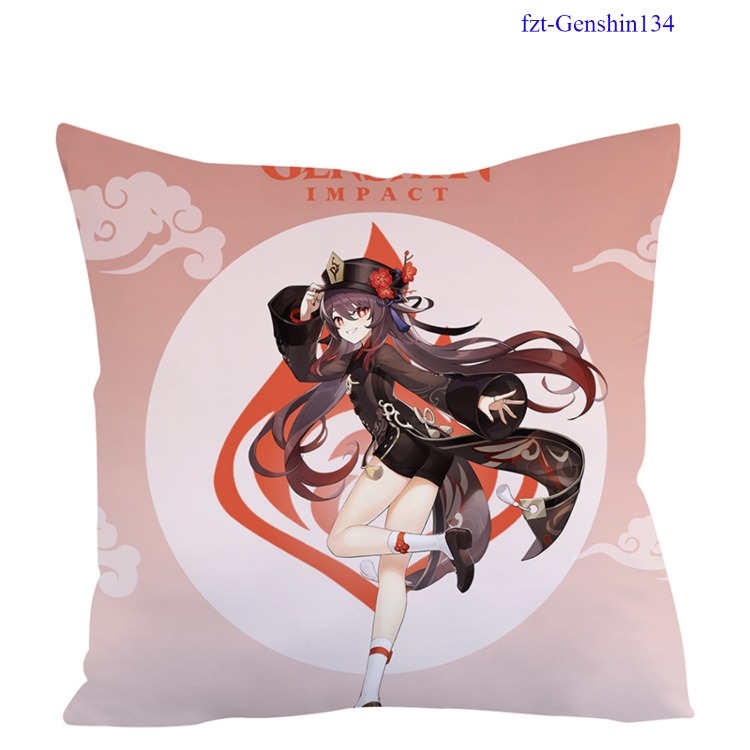 Genshin Impact anime square full-color pillow cushion 45*45cm