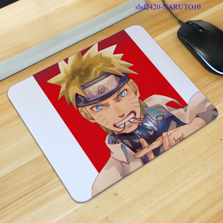 Naruto anime deskpad 300x250x3mm locking edge & 240X200X2mm non locking edge