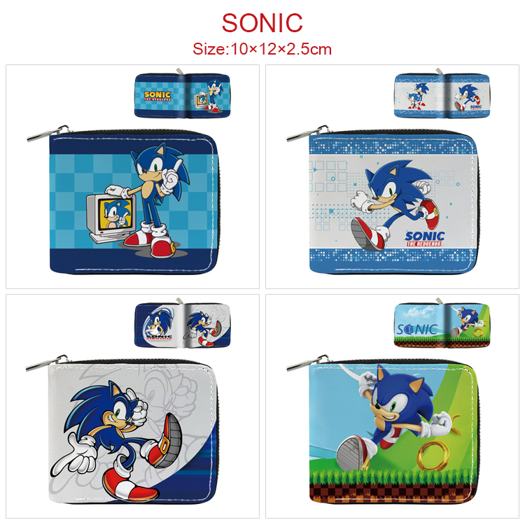 Sonic anime bag10*12*2.5cm