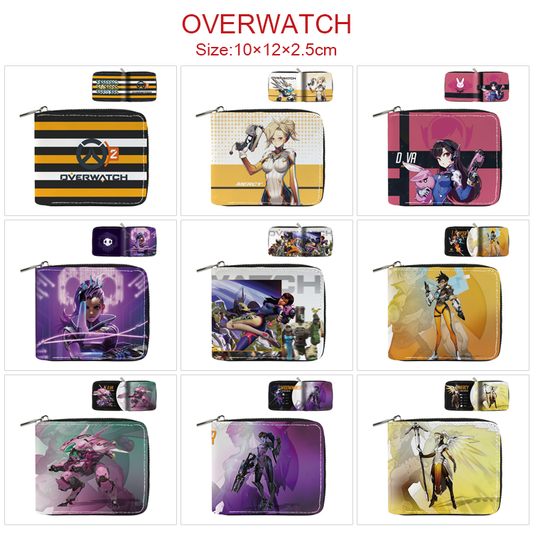 Overwatch anime bag10*12*2.5cm
