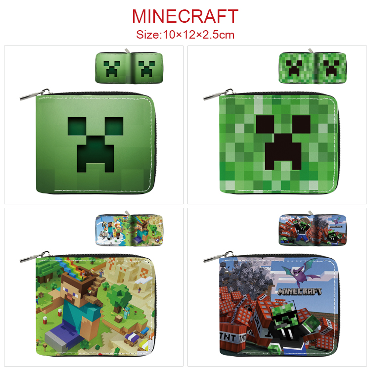 Minecraft anime bag10*12*2.5cm