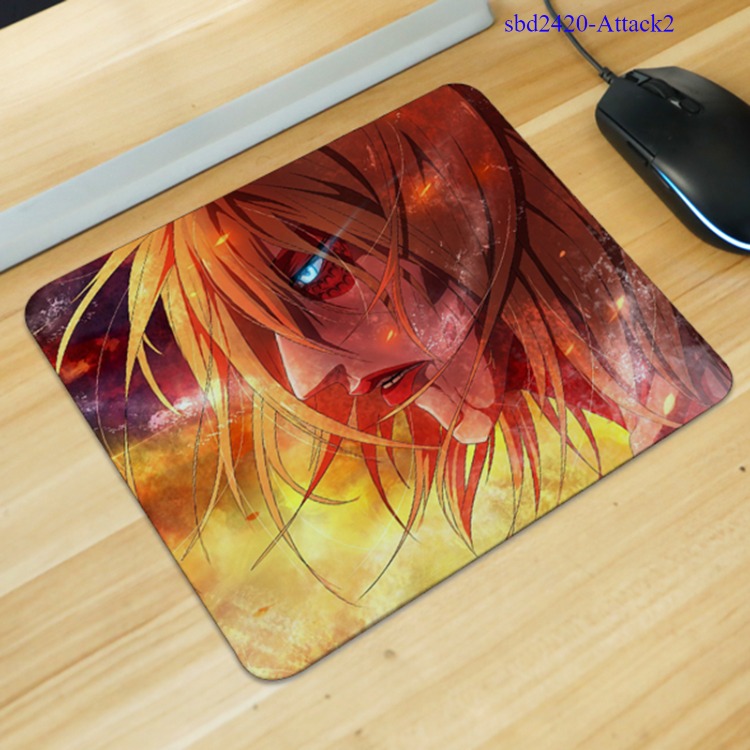 Attack On Titan anime deskpad 300x250x3mm locking edge & 240X200X2mm non locking edge