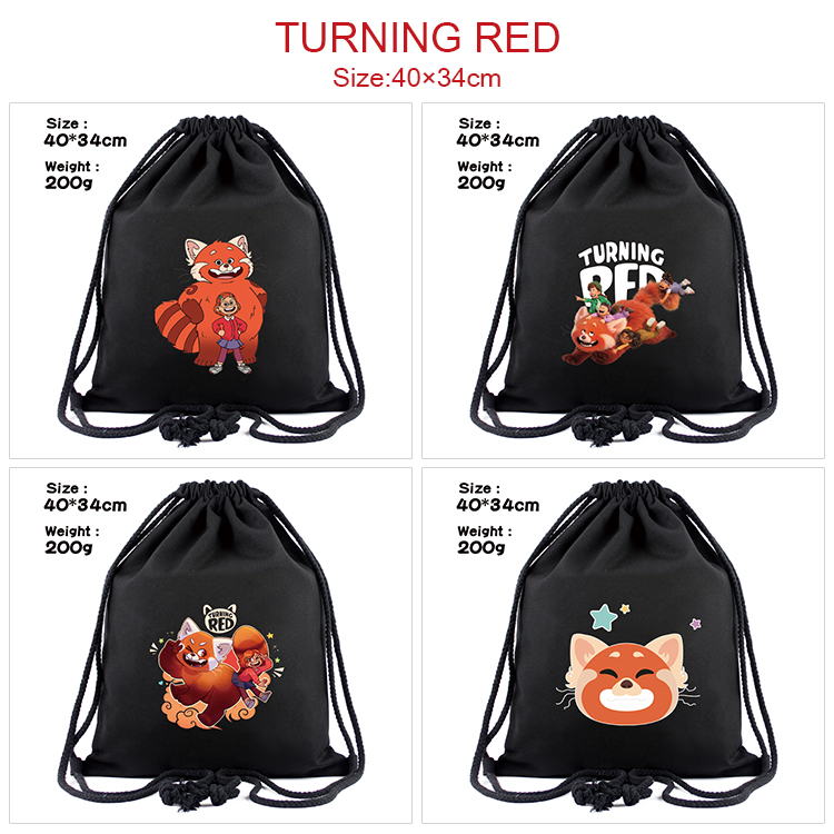 Turning Red anime bag40*34cm