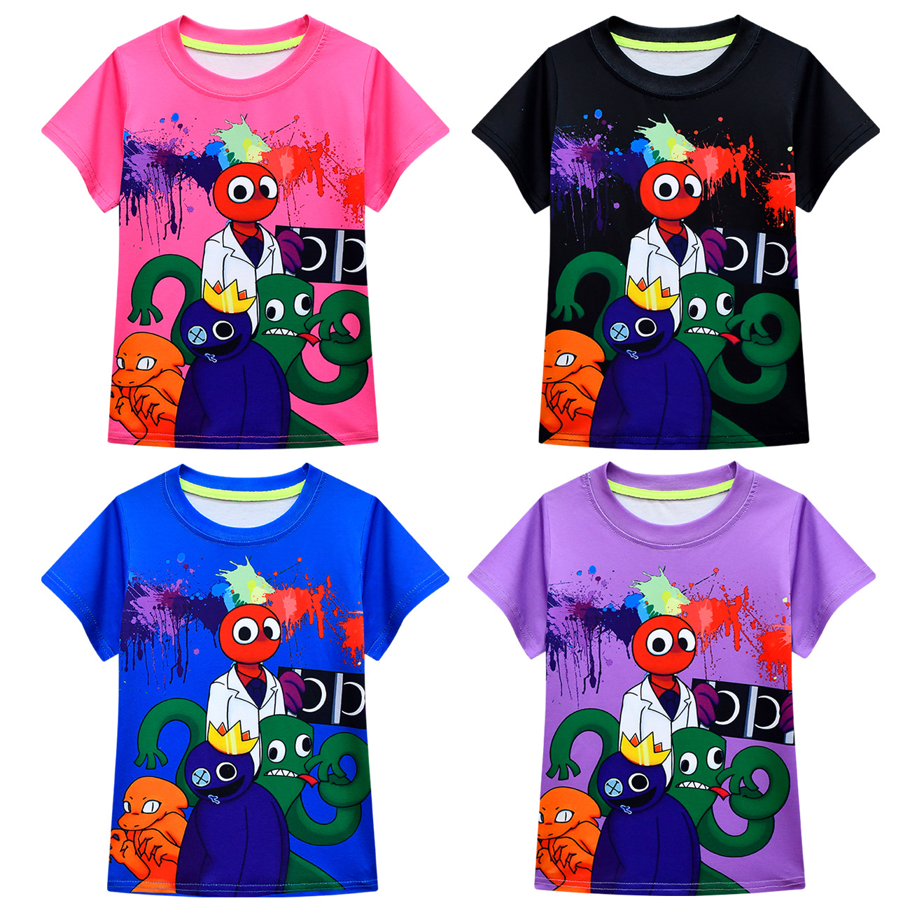 rainbow friends anime T-shirt 3893