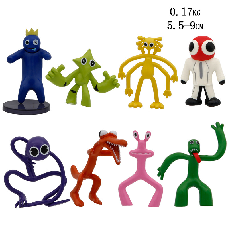 rainbow friends anime figure price for a set of 8pcs