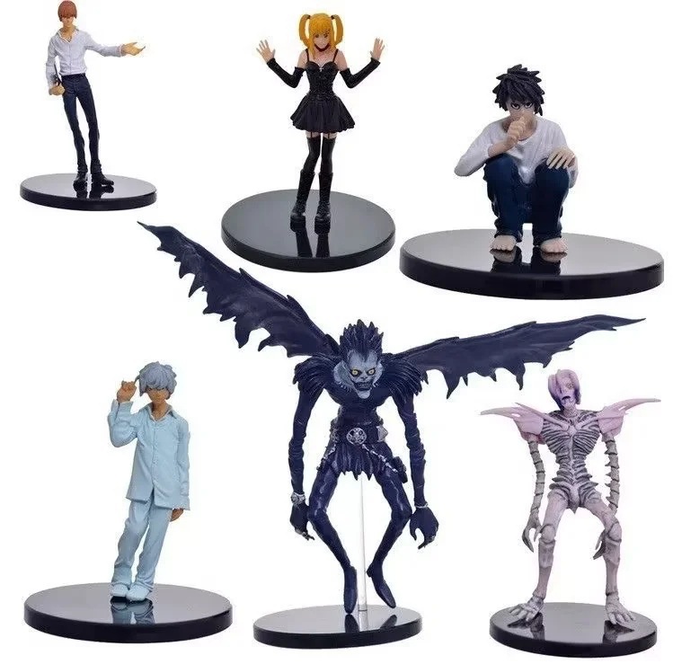 Death Note anime figure 10-15cm price for a set of 6pcs
