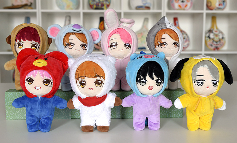 BTS anime Plush doll 20cm