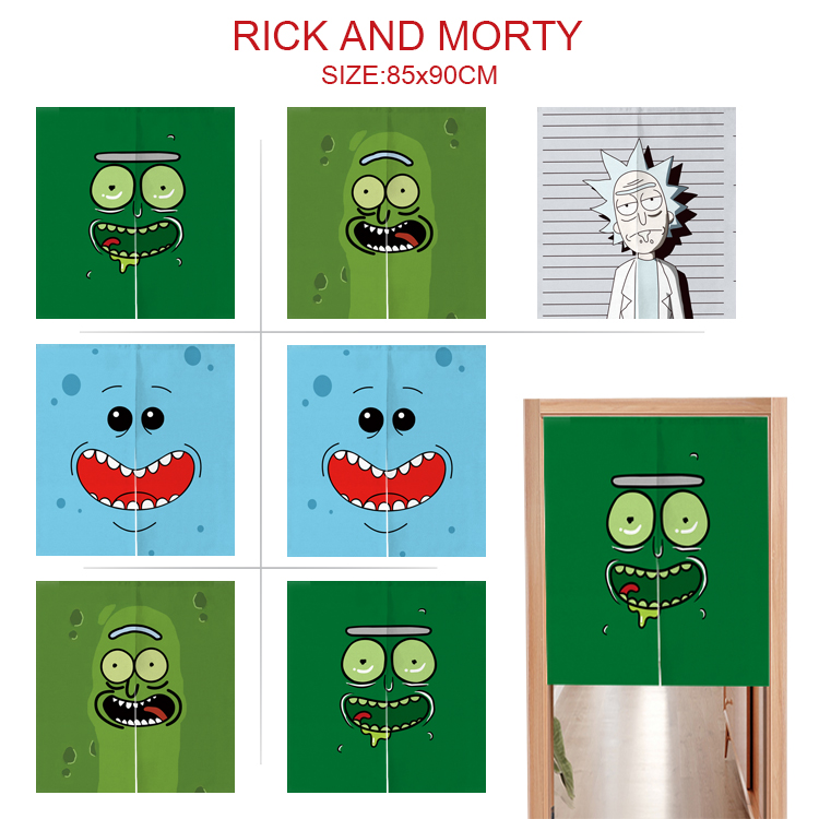 Rick and Morty  anime door curtain 85*90cm
