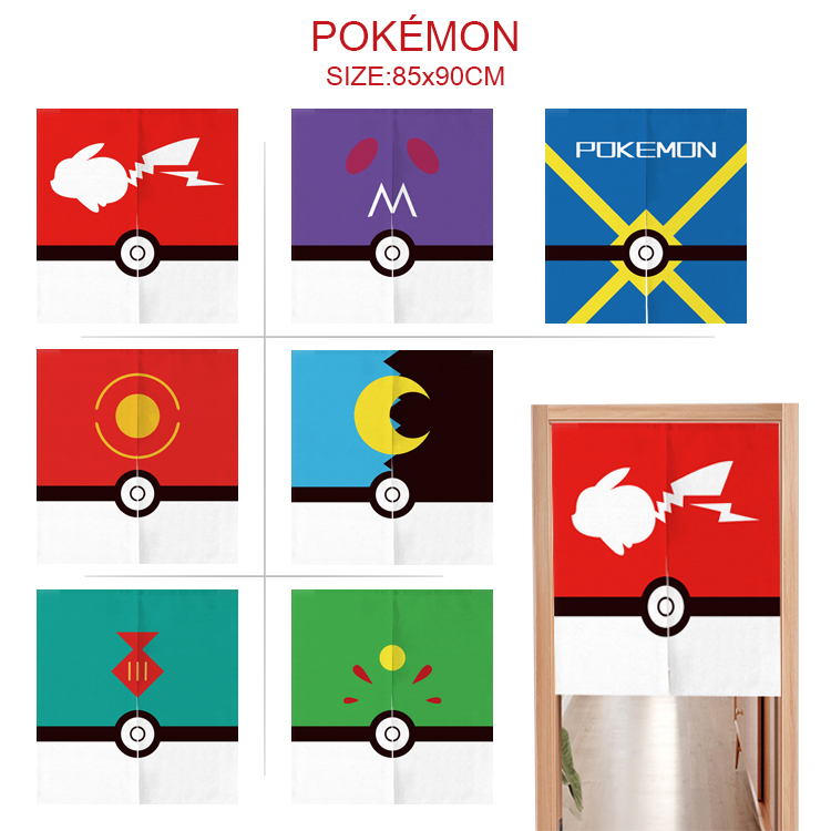 Pokemon anime door curtain 85*90cm