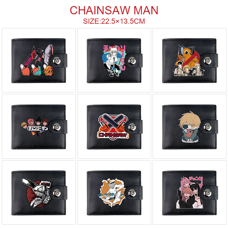 chainsaw man anime wallet 22.5*13.5cm