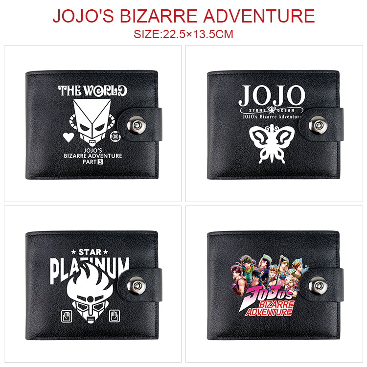 JoJos Bizarre Adventure anime wallet 22.5*13.5cm